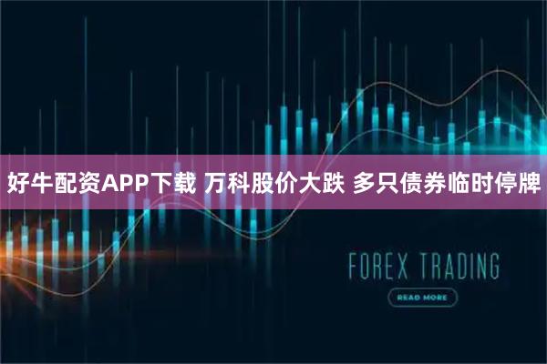 好牛配资APP下载 万科股价大跌 多只债券临时停牌